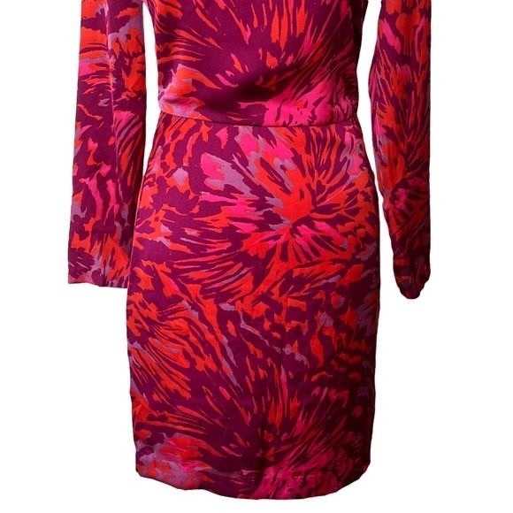 ADAM LIPPES LONG SLEEVE SILK DRESS - Picture 3 of 11